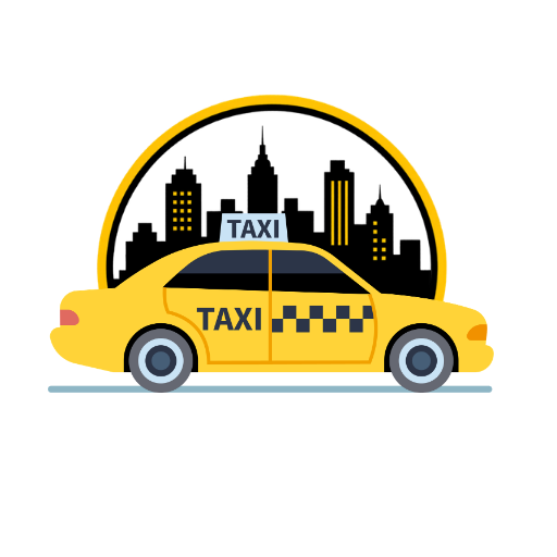 Local taxi service icon