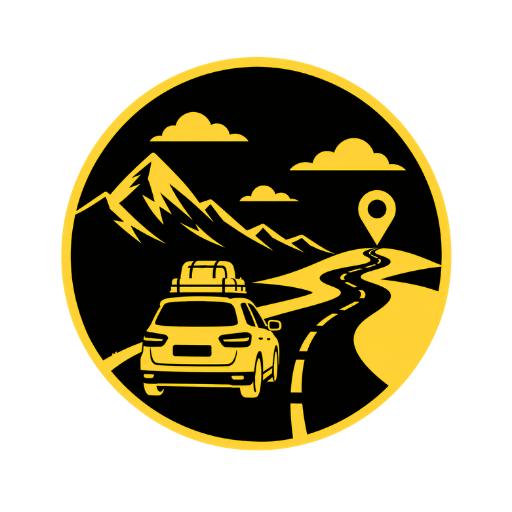 Long-distance taxi ride icon