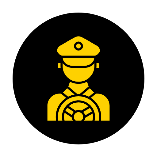 Professional driver icon
