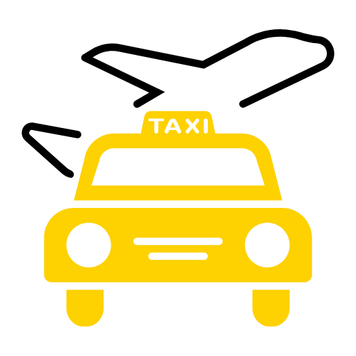 Airport taxi icon